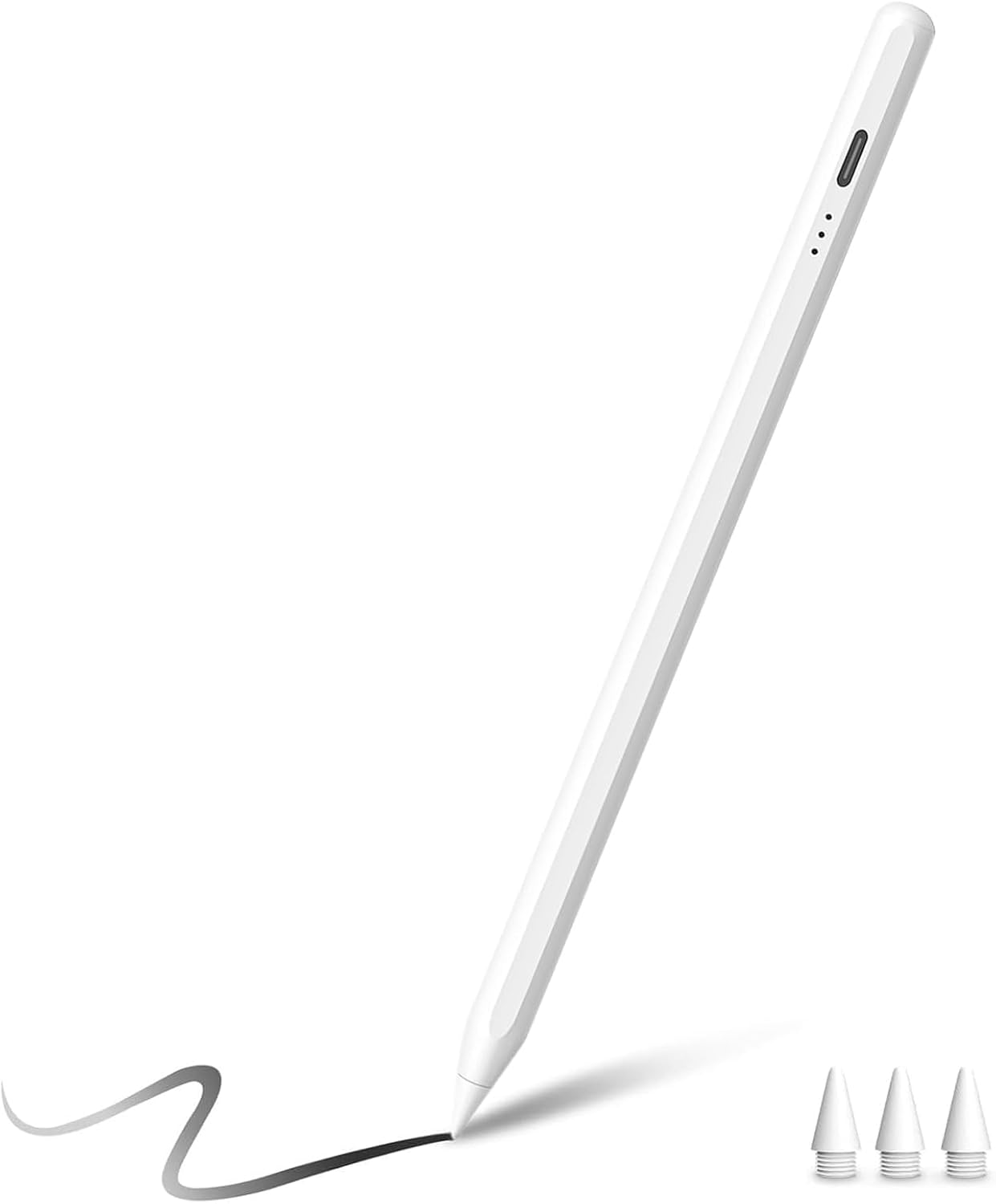 Stylus Pen for Apple iPad (2025-2018),Tilt Sensitivity Palm Rejection Fast Charge Stylus Pencil,iPad Pencil for i Pad 11th A16/10/9/8/7/6th & Pro 13/12.9/11(M5/M4) & Air 13/11(M3/M2)&Mini A17 Pro/6/5