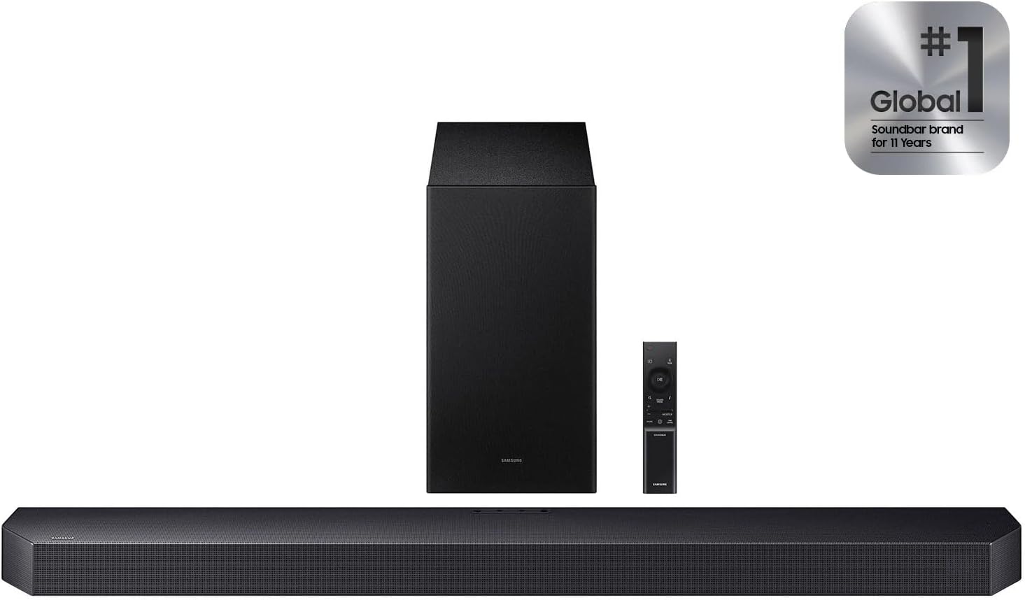 Samsung Q-Series Soundbar HW Q600F 3.1.2 ch Subwoofer (2025 Model) SpaceFit Sound Pro, Q-Symphony, Adaptive Sound