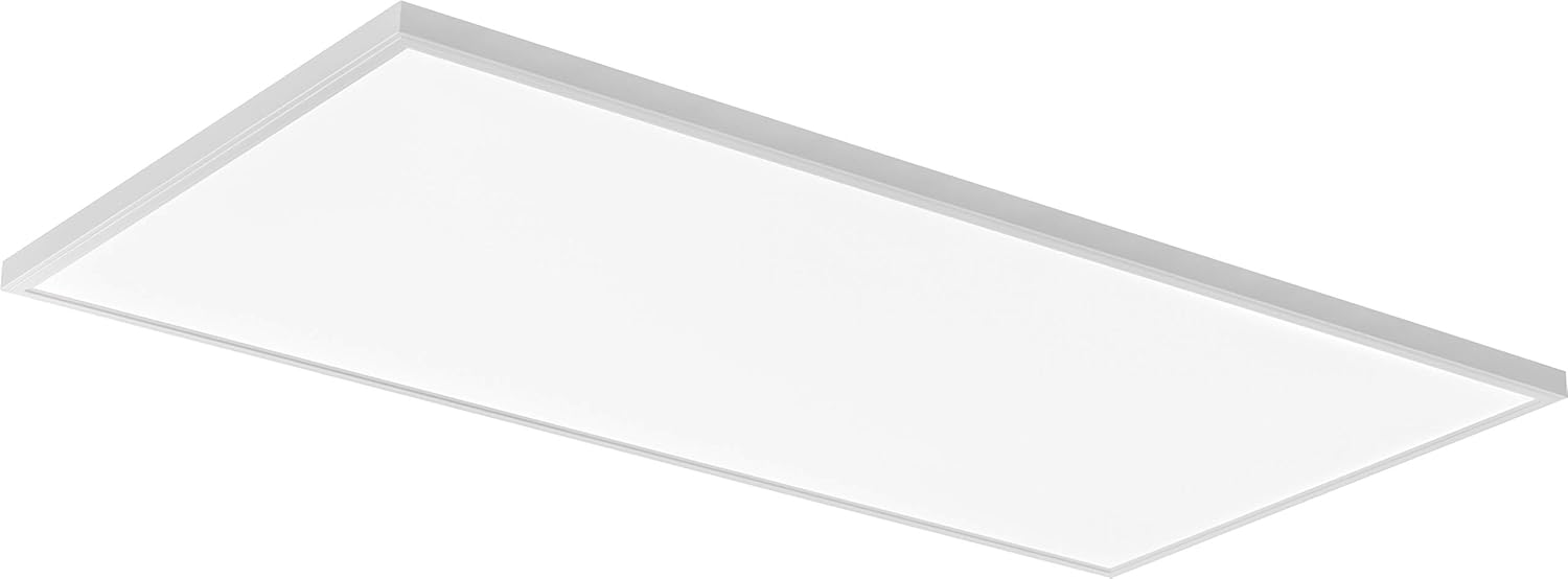 Lithonia Lighting CPANL 2×4 LED Flat Panel Light, 2 ft. by 4 ft. LED Light Panel, Ceiling Lighting Fixture, 4000 Lumens, 3500K/4000K/5000K Switchable CCT, Includes Direct Ceiling Mount Bracket, White