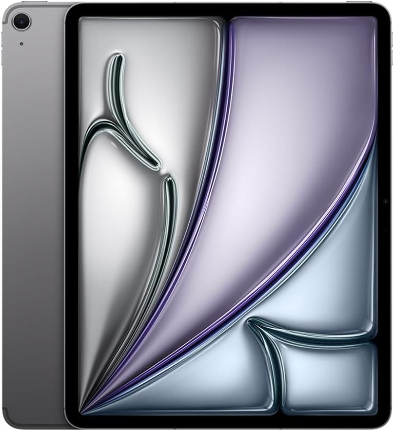 Apple 2024 iPad Air (11-inch, Wi-Fi + Cellular, 256GB) – Space Gray (Renewed)