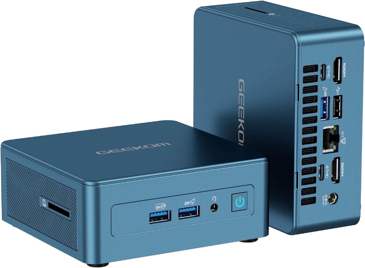 High Speed GEEKOM IT13 Mini PC 2026 with 13th Gen Intel i5-13600H |16GB RAM | 1TB SSD | Windows 11 Pro | 2 X USB4.0(40Gbps) | Quad Display| WiFi 6E |SD Slot | Intel NUC13 Replacement Desktop Computers