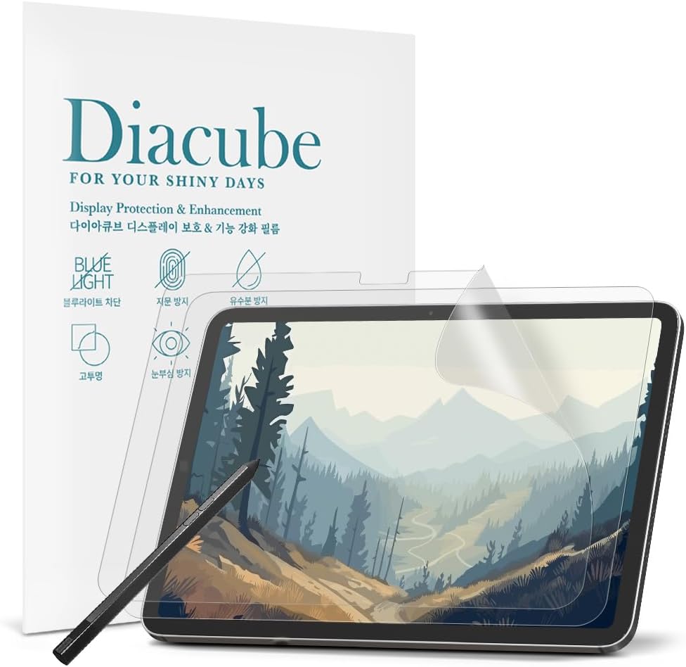 [2-Pack Paperfeel Screen Protector for Lenovo Tab M11/Xiaoxin Pad 2024 11″, Anti-Glare Matte PET Film for Drawing and Writing Like on Paper, High Responsive Touch, Easy Installation