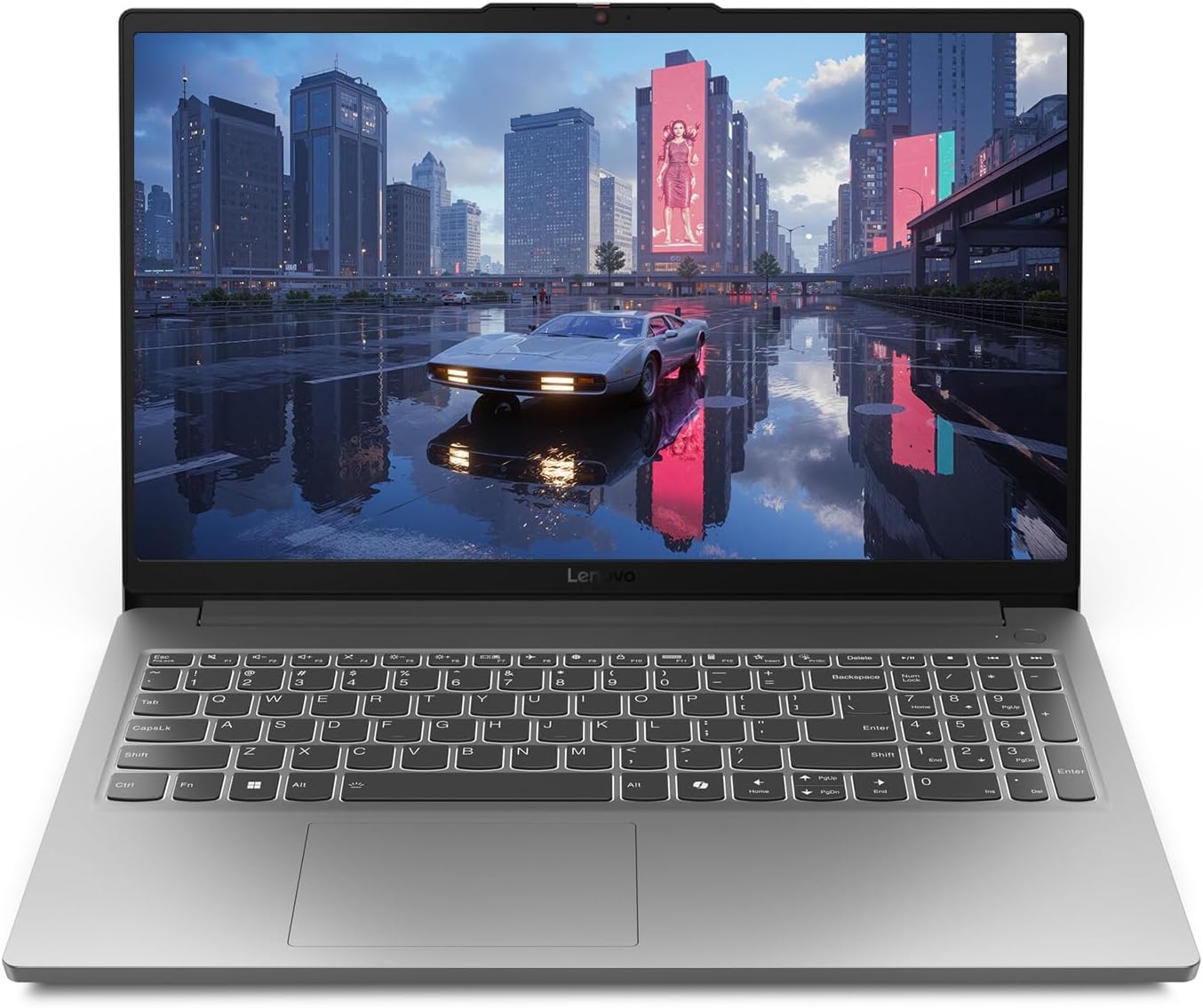 Lenovo LOQ Essential – AI-Powered Student Gaming Laptop – Intel® Core™i5-12450HX – 15.6″ FHD IPS Display – 144Hz Refresh Rate – NVIDIA® GeForce RTX™ 4050 – 8GB Memory – 512GB SSD Storage – Luna Grey