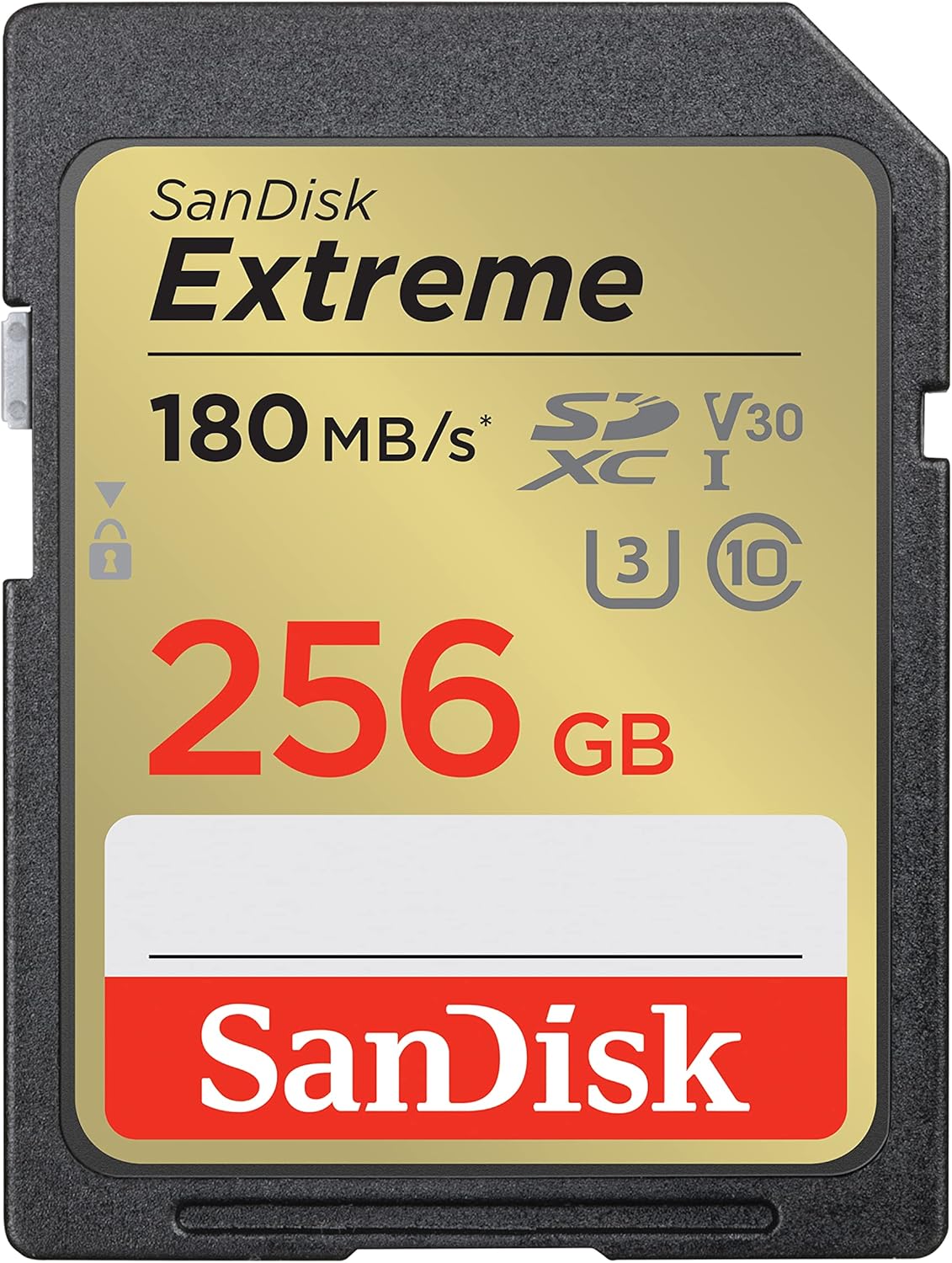 SANDISK 256GB Extreme SDXC UHS-I Memory Card – C10, U3, V30, 4K, UHD, SD Card – SDSDXVV-256G-GNCIN
