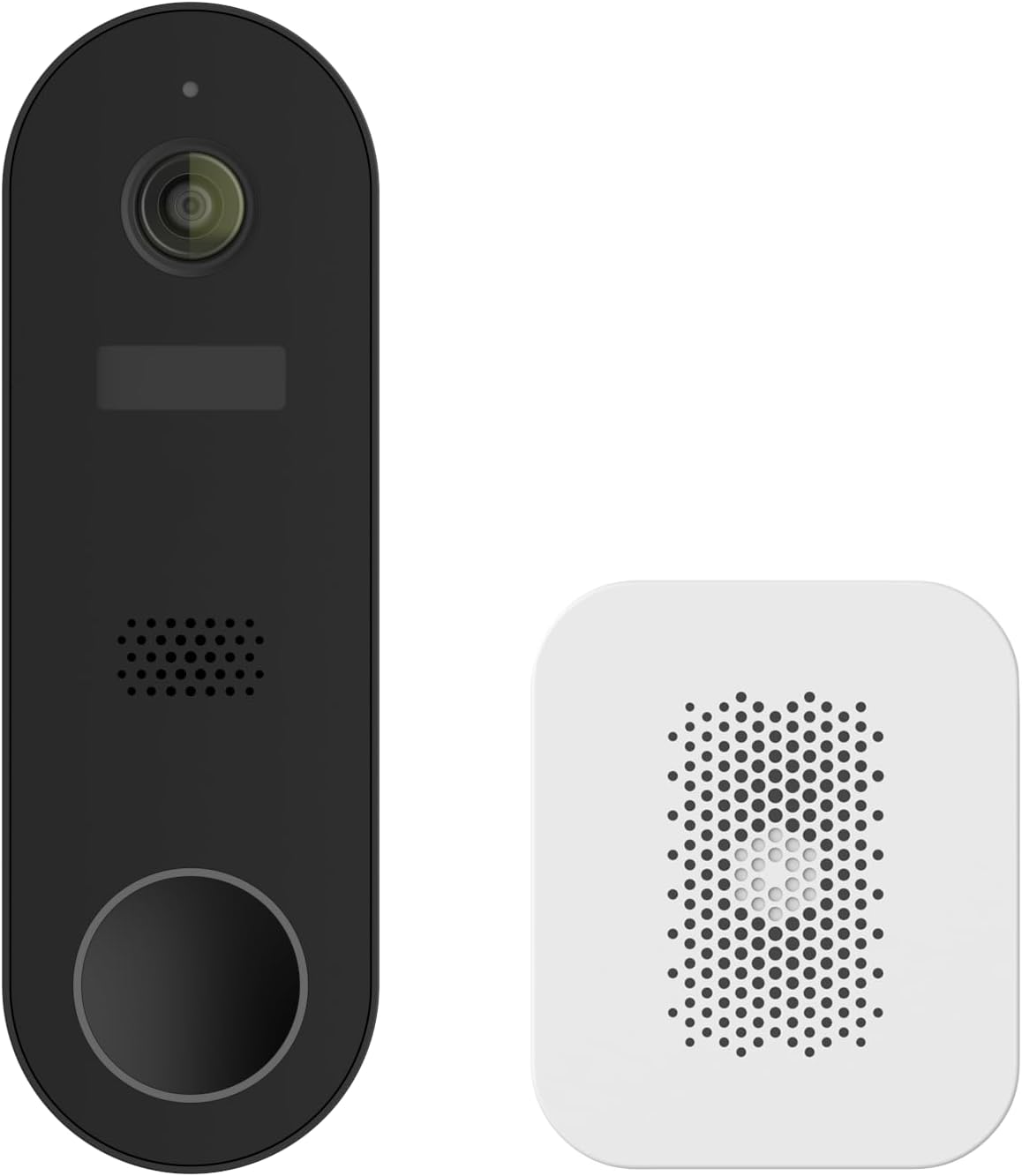 Luna Doorbell Camera Wireless, AI Human/Package Detection, Instant Alerts, Night Vision, 2-Way Audio, Battery/Wired Powered, Cloud Storage, 2.4GHz Wi-Fi Smart Video Doorbell with Chime