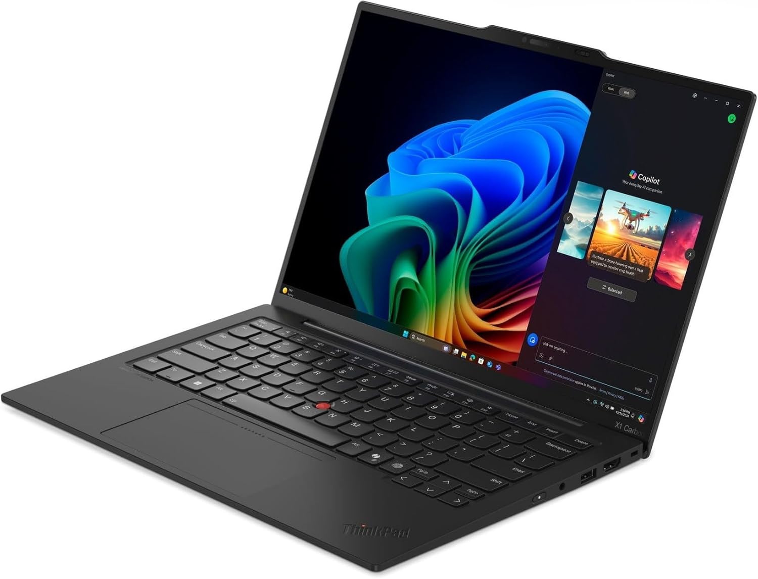 Lenovo ThinkPad X1 Carbon Gen 13 14″ Copilot+ PC Ultrabook – 2.8K – 120 Hz – Intel Core Ultra 7 258V – Intel Evo Platform – 32 GB – 1 TB SSD – English Keyboard – Black Paint – Chip – 2880 x 1800
