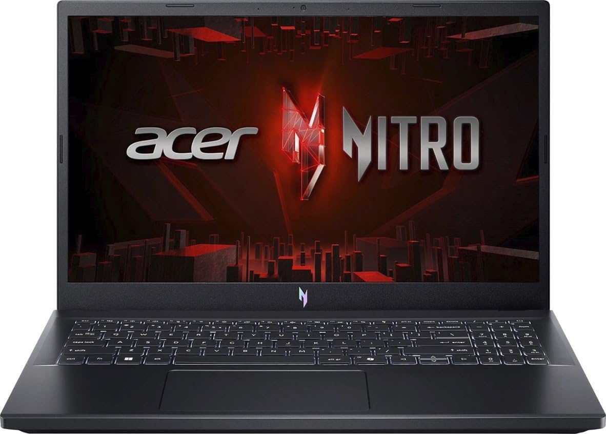 acer 2025 Gaming Laptop | Nitro V 15 | Intel 8-Core i5-13420H | NVIDIA GeForce RTX 5050 | 16GB DDR4 | 512GB SSD | 15.6″ 1920×1080 165Hz | Win11 Home – Backlit KB Black (Renewed)