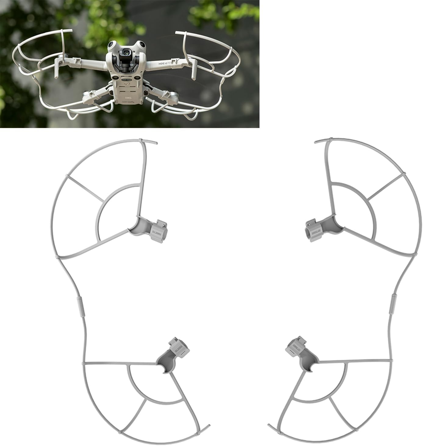 LICHIFIT Propeller Guard Circle for DJI MINI 4 Pro Drone Blade Protective Cover Propeller Anti-Collision Bumper