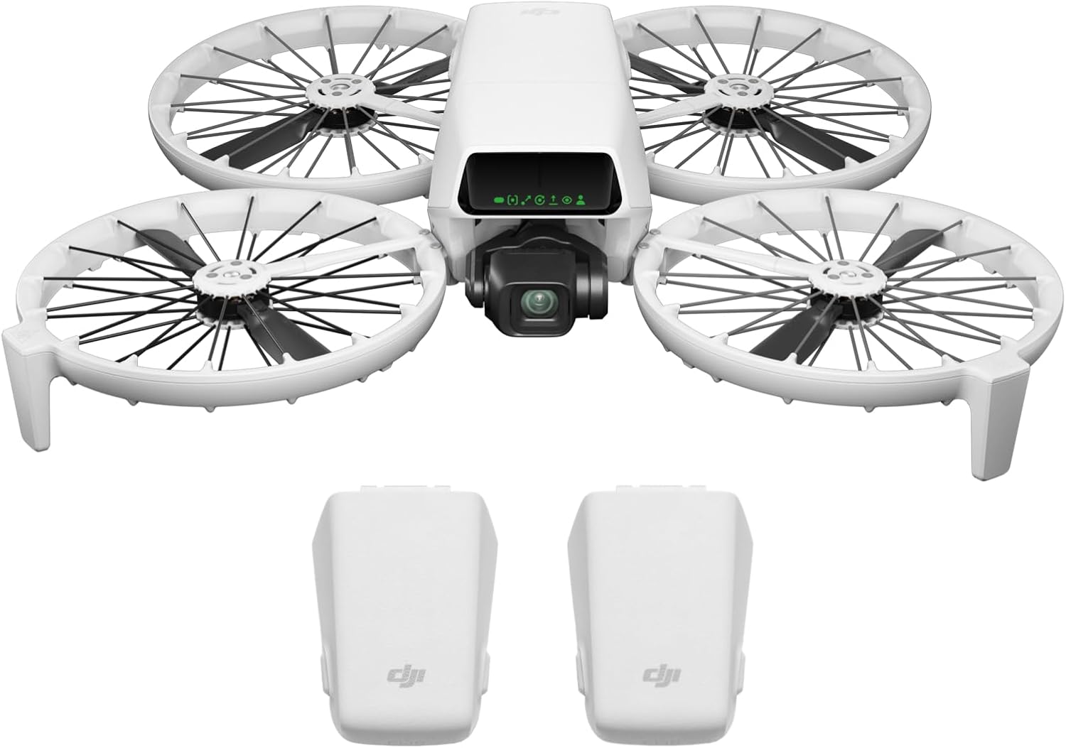DJI Flip Two Battery Combo Without Screen Remote Controller, Drone With 4K UHD Camera for Adults, Palm Takeoff, Auto Return, Intelligent Flight, 2 Batteries
