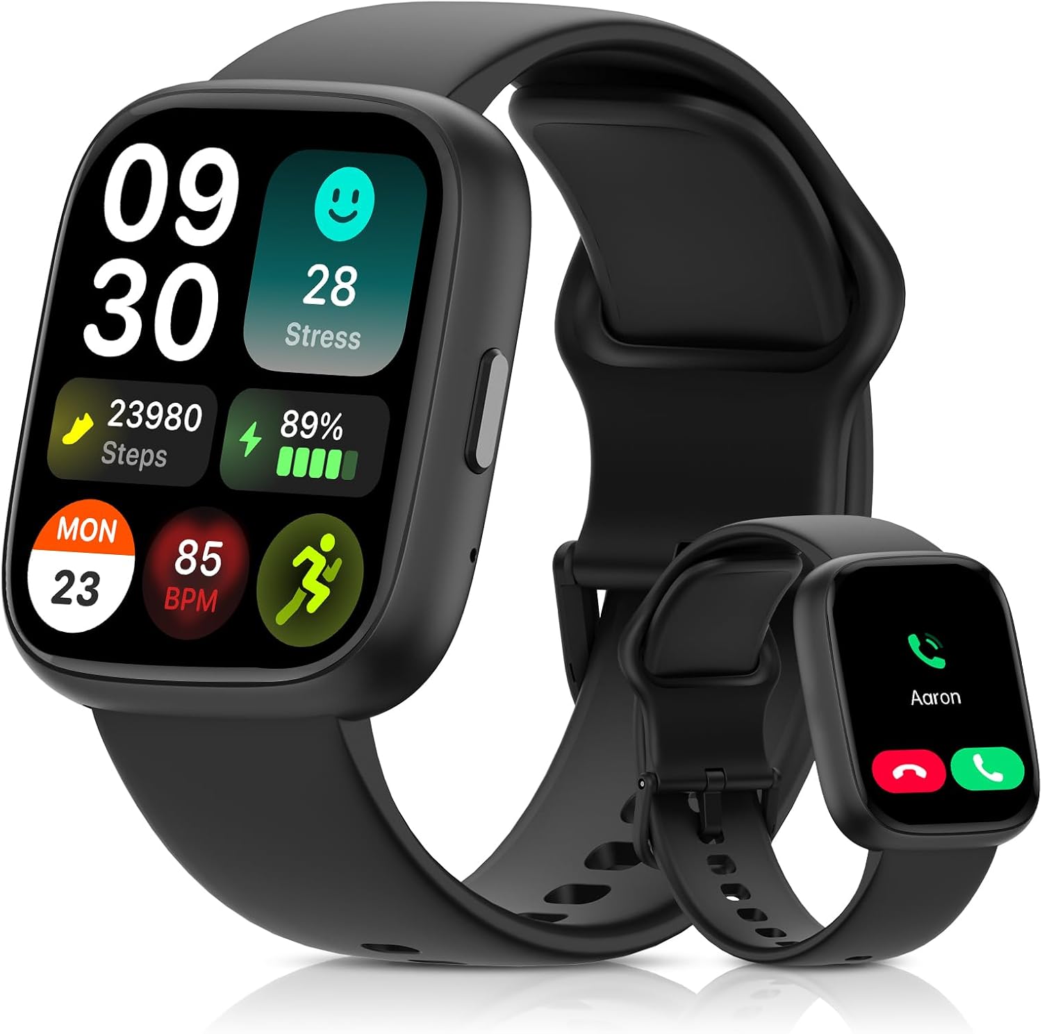 2026 Upgraded Smart Watch Alexa Built-in【1.83″ HD Touchscreen】【BT5.3 Call, 100+ Sports Modes & IP68 Waterproof】 Fitness Tracker 24/7 Heart & Sleep Monitor for Android iOS Men Women