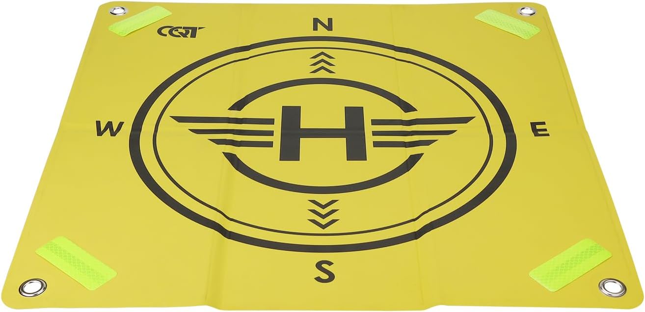 Landing Pad for DJI Mavic 4 Pro/Air 3S/Flip/NEO 2/Mini 4K/Mini 5 Pro/Avata 2/Mavic 3 Drone Mat Foldable with Reflective Strip Double-side Helipad Quadcopter Drone Accessories (55cm)