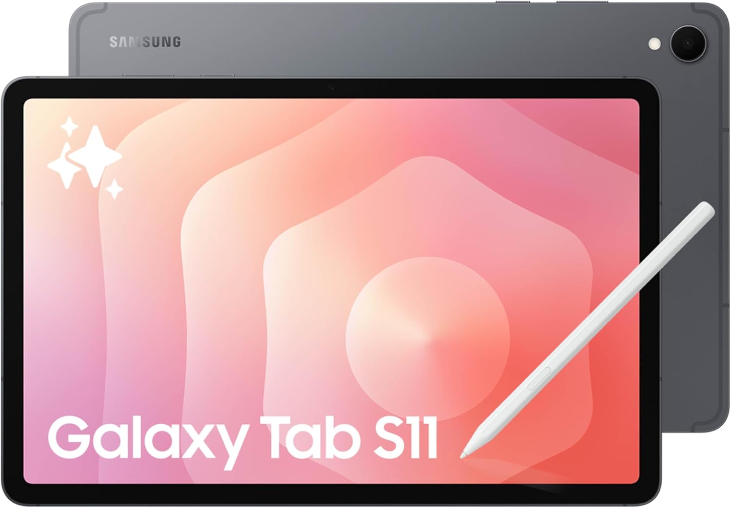 Samsung Galaxy Tab S11 256GB WiFi Android Tablet, Dynamic AMOLED 2X Display, 3nm MediaTek Processor, Galaxy AI, IP68, High Performance, Premium 11″ AMOLED Screen, Slim, Portable Design, Gray