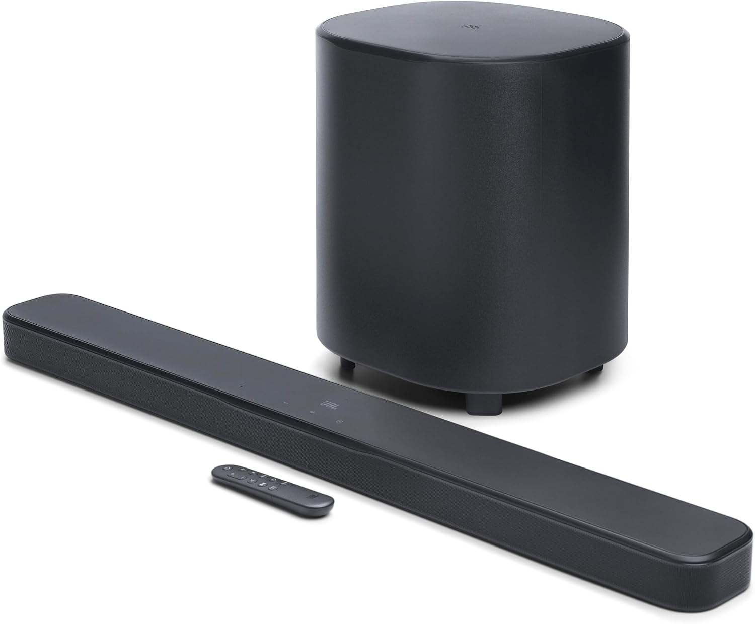 JBL Bar 500MK2-5.1 Channel soundbar System with Dolby Atmos, MultiBeam 3.0 & PureVoice 2.0, 750W with 10″ Sub, Easy Sound Calibration, and Works with Voice Assistant-Enabled Speakers (Black)