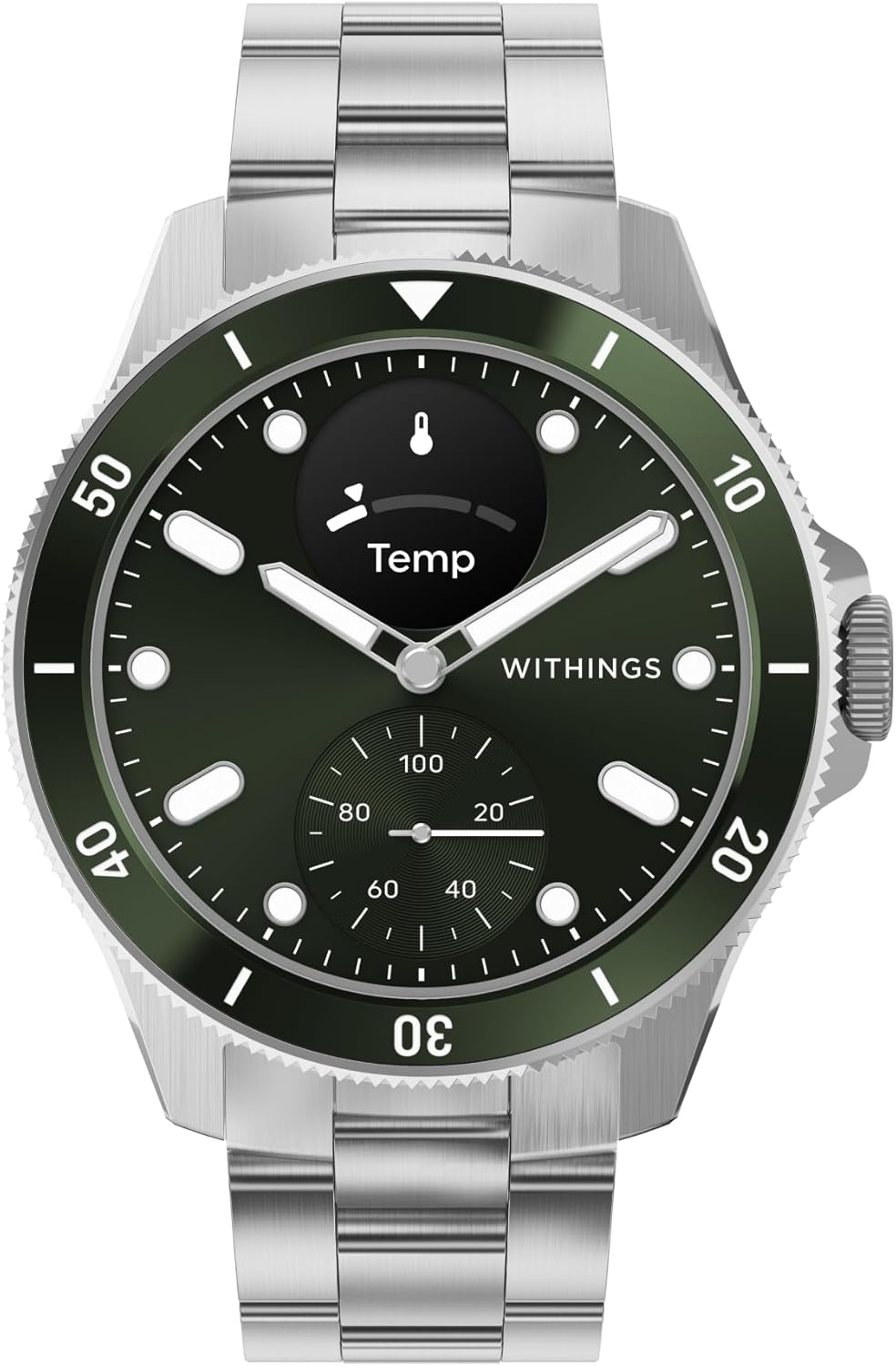 WITHINGS Scanwatch Nova – Heart Health Hybrid Smart Watch for Men & Women – SPO2, Temperature Monitoring, Sleep, Respiratory Health, Cycle Monitoring, 30-Day Battery Life, Apple iOS/Android