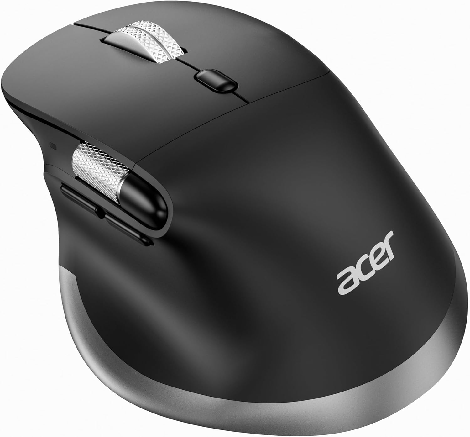 acer Ergonomic Mouse Wireless Rechargeable with Side Scroll (BT5.2+2.4GHz), Bluetooth Computer Mouse for Laptop, Medium to Large Sized Hands, Office USB Mice, 8 Buttons, 4800 DPI for PC, MacBook Neo