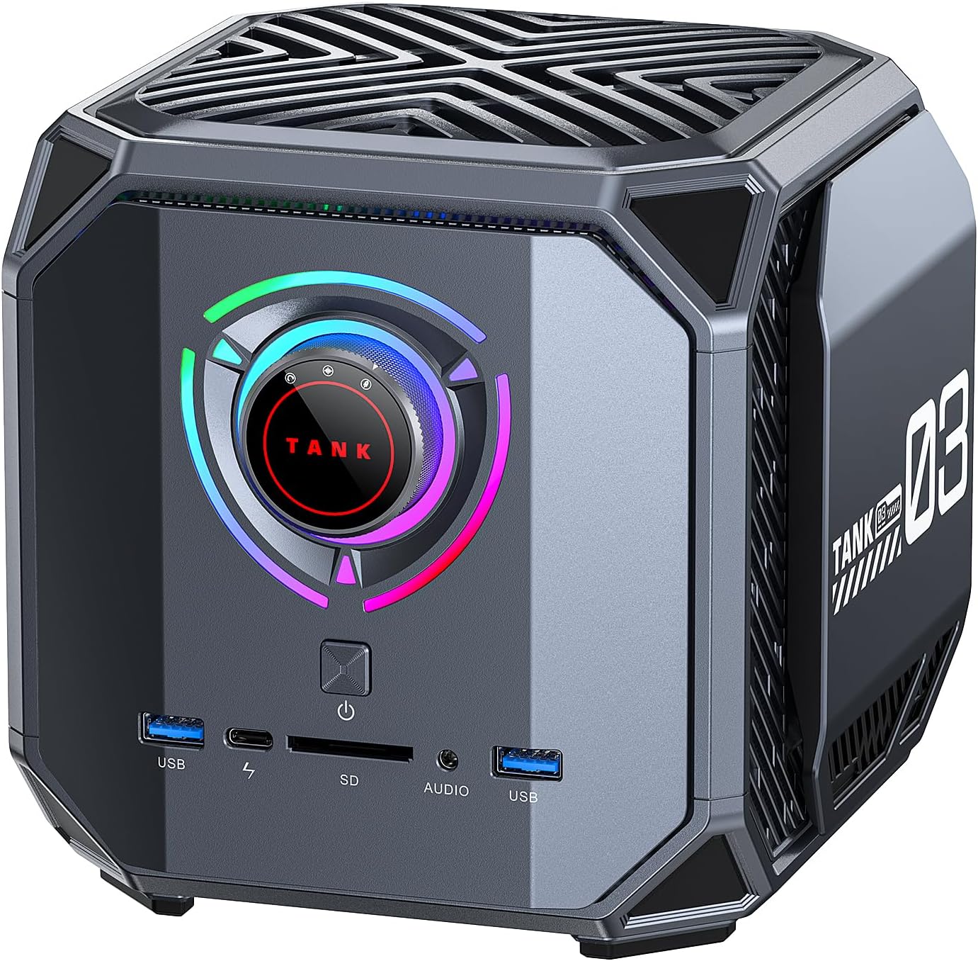 ACEMAGIC AI Mini PC Workstation Windows 11 Pro Intel Core i9-13900HK Discrete ARC A770 GPU 32GB DDR5 1TB Mini Computer PCIe4 SSD, 54W TDP Mini Gaming PC, 6-Display 8K, USB4, WiFi6E/2.5G LAN